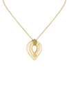 TABAYER WOMEN'S OERA LARGE 18K YELLOW GOLD PENDANT NECKLACE