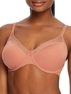 Bali One Smooth U Ultra Light T-shirt Bra In Misted Rose