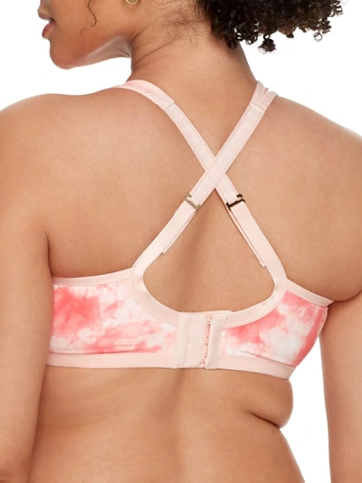 Natori Yogi Underwire Sports Bra In Sunrise Tie Dye