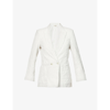 Zadig & Voltaire Visko Double-breasted Leather Jacket In Judo