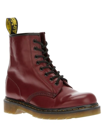 Dr. Martens 1460 Lace-up Ankle Boots In Burgundy