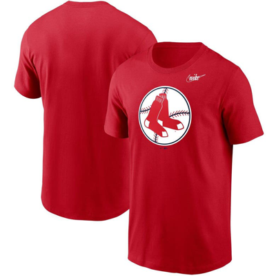 Nike Red Boston Red Sox Cooperstown Collection Logo T-shirt