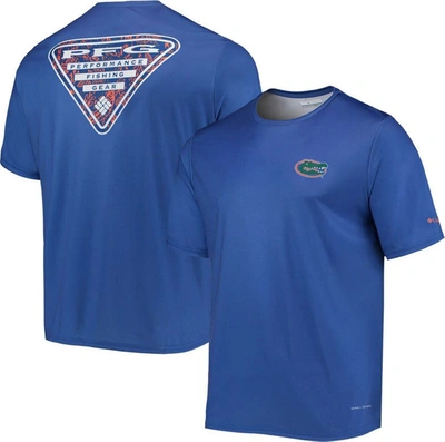 Columbia Royal Florida Gators Terminal Tackle Omni-shade T-shirt