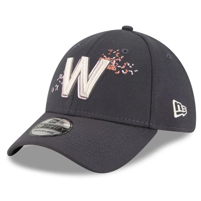 New Era Men's  Graphite Washington Nationals City Connect 9twenty Adjustable Hat
