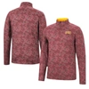 COLOSSEUM COLOSSEUM CARDINAL USC TROJANS TIVO QUARTER-ZIP JACKET