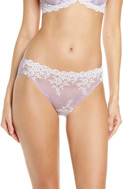 Wacoal 'embrace' Lace Bikini In Rhapsody/ White Alyssum