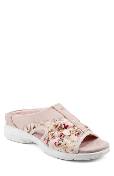 Easy Spirit Tine Slide Sandal In Pink