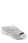 Easy Spirit Tine Slide Sandal In Silver