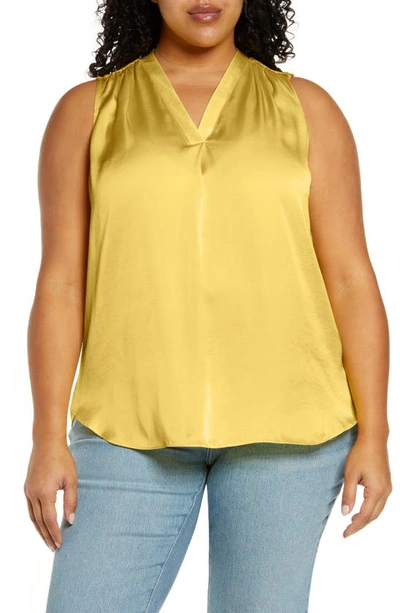 Vince Camuto V-neck Rumple Blouse In Sunburst