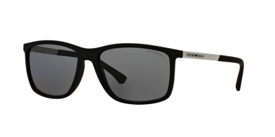 Emporio Armani Man Sunglasses Ea4058 In Grey Polar