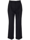 Saint Laurent Wool Pants In Black