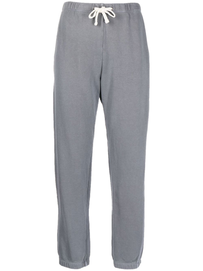 James Perse French Terry Track Trousers In Grey