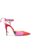 MAGDA BUTRYM 110MM FLORAL POINTED-TOE PUMPS