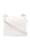 Jil Sander Knot-detail Design Crossbody Bag In White