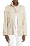 Loro Piana Stretch Microfiber Traveller Jacket In Almond Blossom