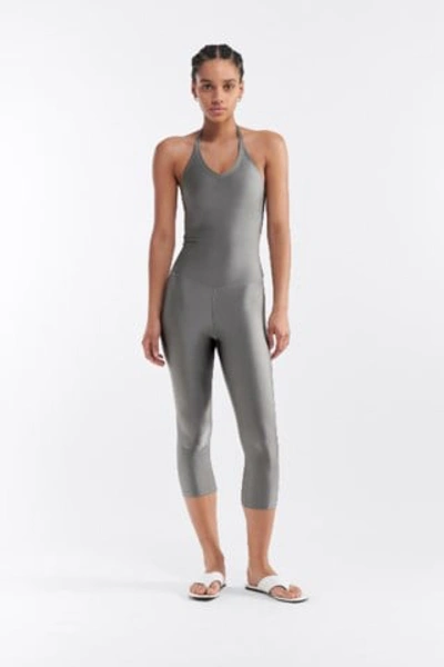 Filippa K Halter Jumpsuit In Slate Grey