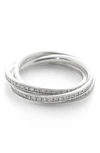 MONICA VINADER TRIPLE ROLLING DIAMOND RING