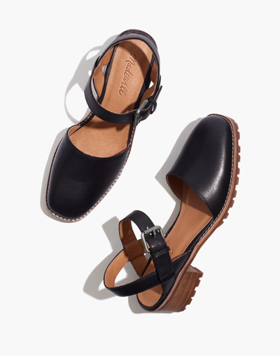 Madewell The Claudie Lugsole Mary Jane In True Black