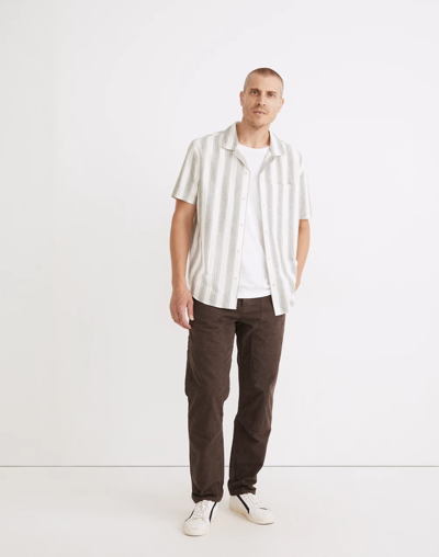 Mw Relaxed Straight Workwear Pants In Roasted Espresso