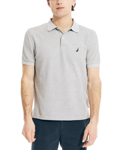 Nautica Men's Classic-fit Deck Polo Shirt In Gray Heather