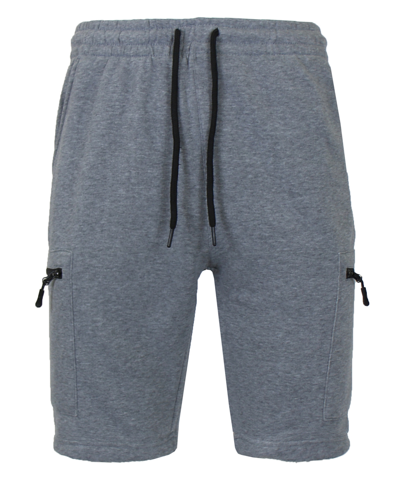 Sandia Peak Mountain Co Men's Classic Jogger Lounge Shorts In Heather Gray