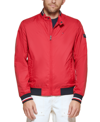Tommy Hilfiger Men's Spring Bomber Jacket In Red