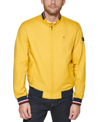 Tommy Hilfiger Men's Spring Bomber Jacket In Yellow