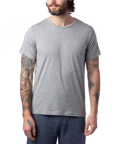 Alternative Apparel Men's Short Sleeves Go-to T-shirt In Gray