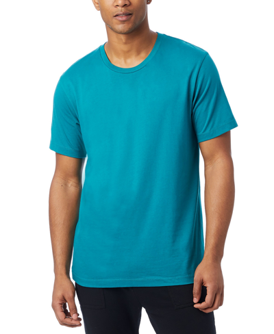 Alternative Apparel Men's Short Sleeves Go-to T-shirt In Teal