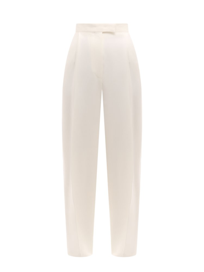 Fendi Wide Leg Trousers In White