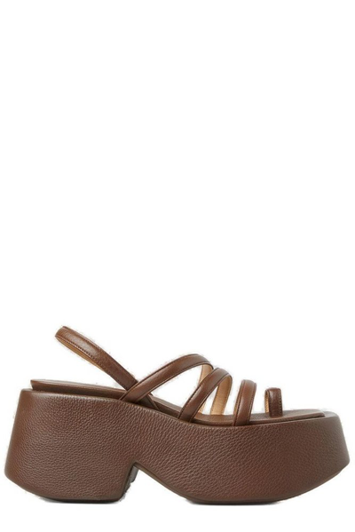 Marsèll Zeppo Strappy Sandals In Brown