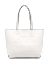 CALVIN KLEIN JEANS EST.1978 DEBOSSED-MONOGRAM TOTE BAG