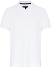 Vilebrequin Pacific Logo-embroidered Cotton-blend Terry Polo Shirt In White