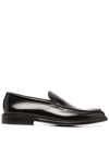 DOUCAL'S HIGH-SHINE FINISH LOAFERS