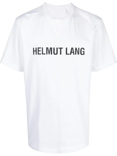 Helmut Lang Logo Print Short-sleeve T-shirt In White