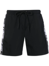 OFF-WHITE LOGO-TAPE SWIM SHORTS