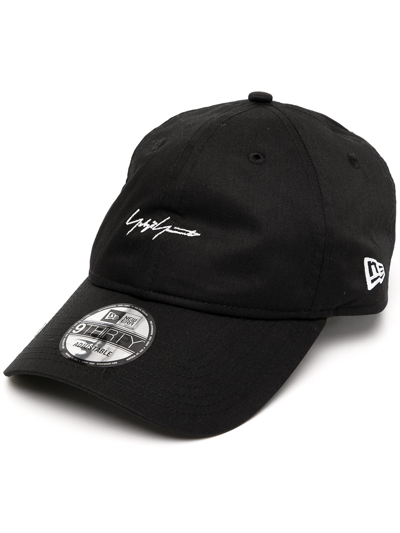 Yohji Yamamoto Logo-embroidered Baseball Cap In Black