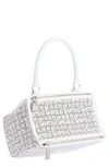 GIVENCHY SMALL PANDORA PERFORATED 4G LOGO LEATHER SATCHEL