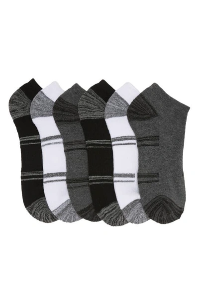 Calvin Klein Dual Feed Cushion No Show Socks In Grey Assorted