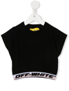 Off-white Logo-underband Short-sleeve T-shirt In Black