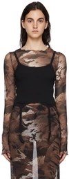 Heron Preston Hooks Strap-detail Tank Top In 000 Black