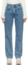 ANINE BING BLUE FRANCES TAPERED JEANS