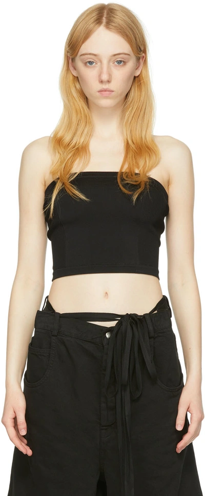 Ann Demeulemeester Black Mimi Tank Top In 099 Black