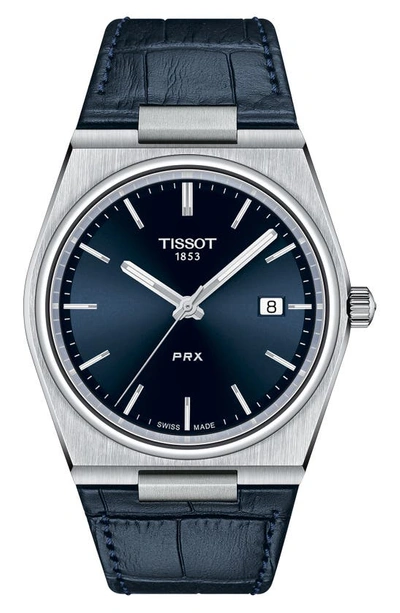 Tissot Prx Watch, 40mm In Blue