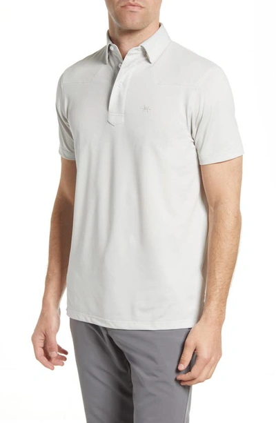Texas Standard Short Sleeve Polo In Light Grey