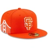 New Era Men's  Orange San Francisco Giants City Connect 9fifty Snapback Adjustable Hat In Orange