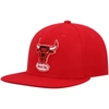 Mitchell & Ness Men's  Red Chicago Bulls Hardwood Classics Team Ground 2.0 Snapback Hat In Red