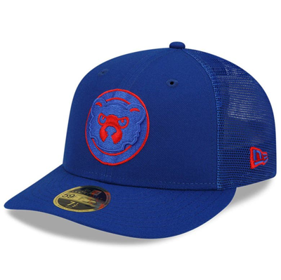 New Era Royal Chicago Cubs 2022 Batting Practice Low Profile 59fifty Fitted Hat
