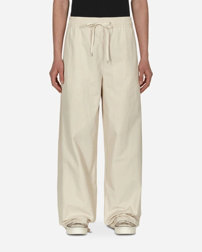 Instrumental No Side Seam Easy Wide Trousers In White