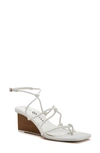 Katy Perry Women's The Irisia Knotted Strappy Wedge Sandals Women's Shoes In White